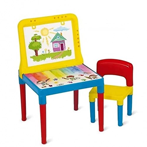 Mesinha Pequeno Artista Com Cadeira E Quadro 9052 - Bell Toy