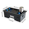 Stepper Motor Driver Controller, Integrated Board ZK-SMC01 Micro-Step Resolution Forward Reverse Delay Time Angle Speed Adjustable Stepper Motor Control Module Suit for Ne-ma17/23 Motor (01)