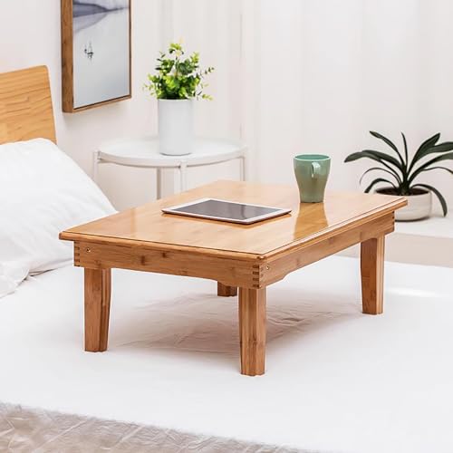 Table basse pliable japonaise pour petit espace et travail sur ordinateur au sol - 6