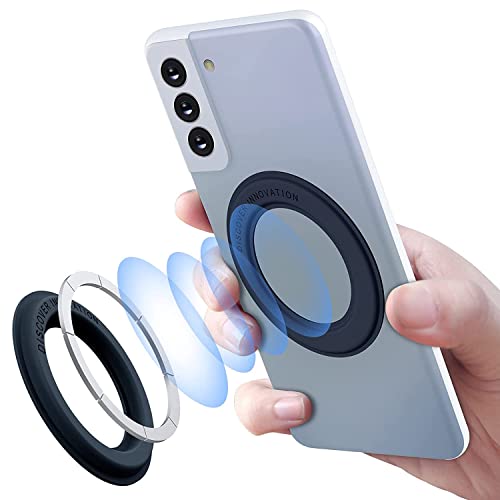 Image of Nillkin Combo of SnapLink (On Phone) + Snapshold (Wall Mount) Magnetic Sticker Converts Any Phone to Magsafe Enabled Strong Adhesion Blue Color
