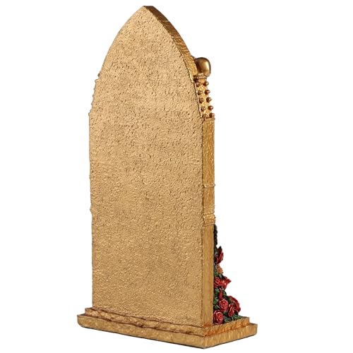 Estatua Santa Muerte Resina Pintada 9.37 pulg miniatura 7