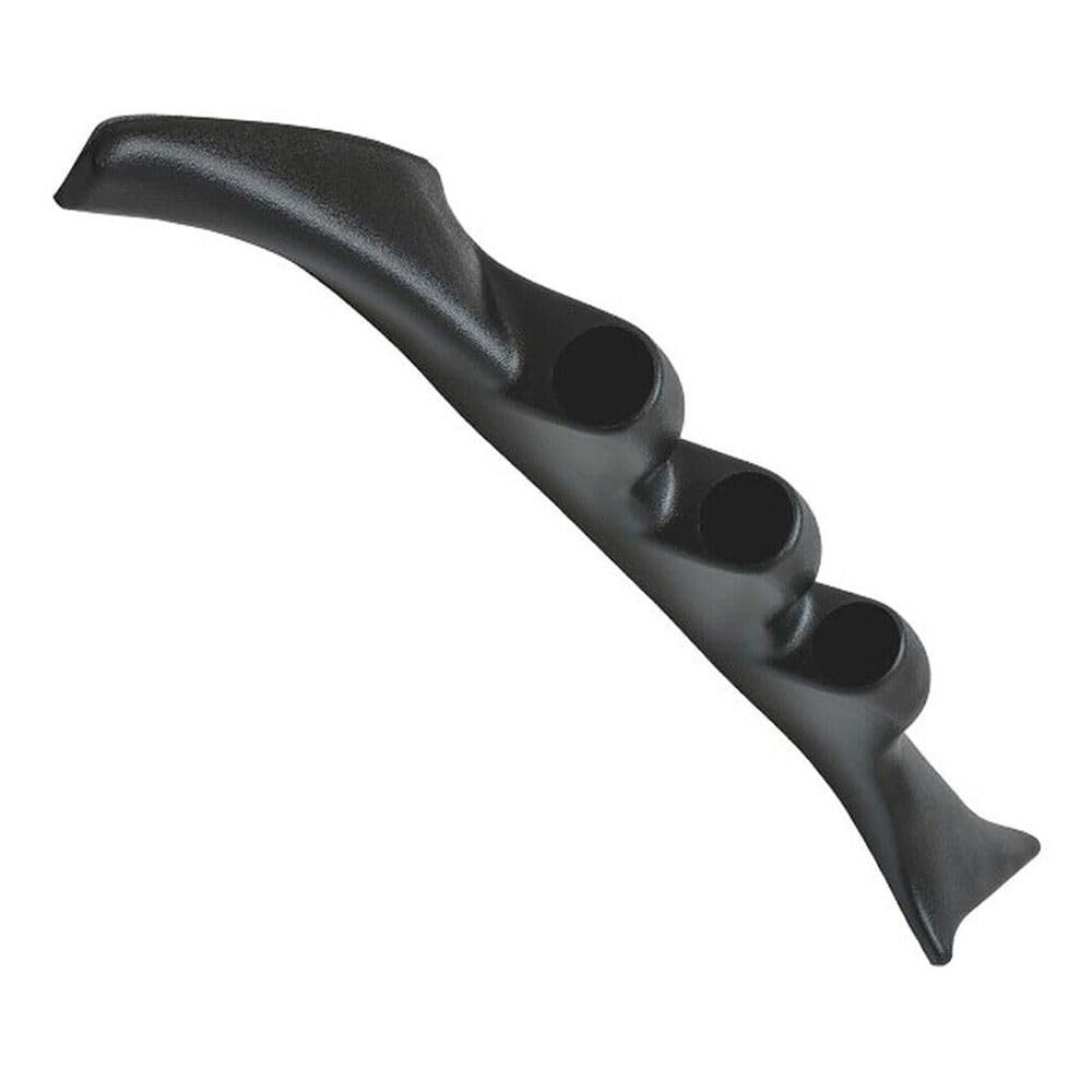 EASDCFSF 52mm Black Triple Pillar Gauge ABS Plastic for Ford for E150 2003-2008 & Club Wagon 2003-2005 for E250 2003-2008 for E350 Club Wagon 2003-2005 & SuperDuty 2003-2008 GS-391