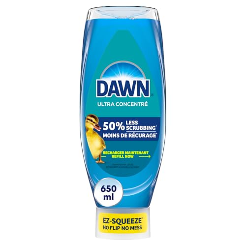 Dawn Ultra savon à vaisselle, flacon EZ-Squeeze, parfum original, 650 mL