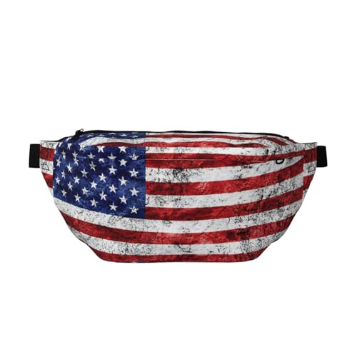 Sac banane de course anti-ballottement léger ceinture réglable imprimé USA