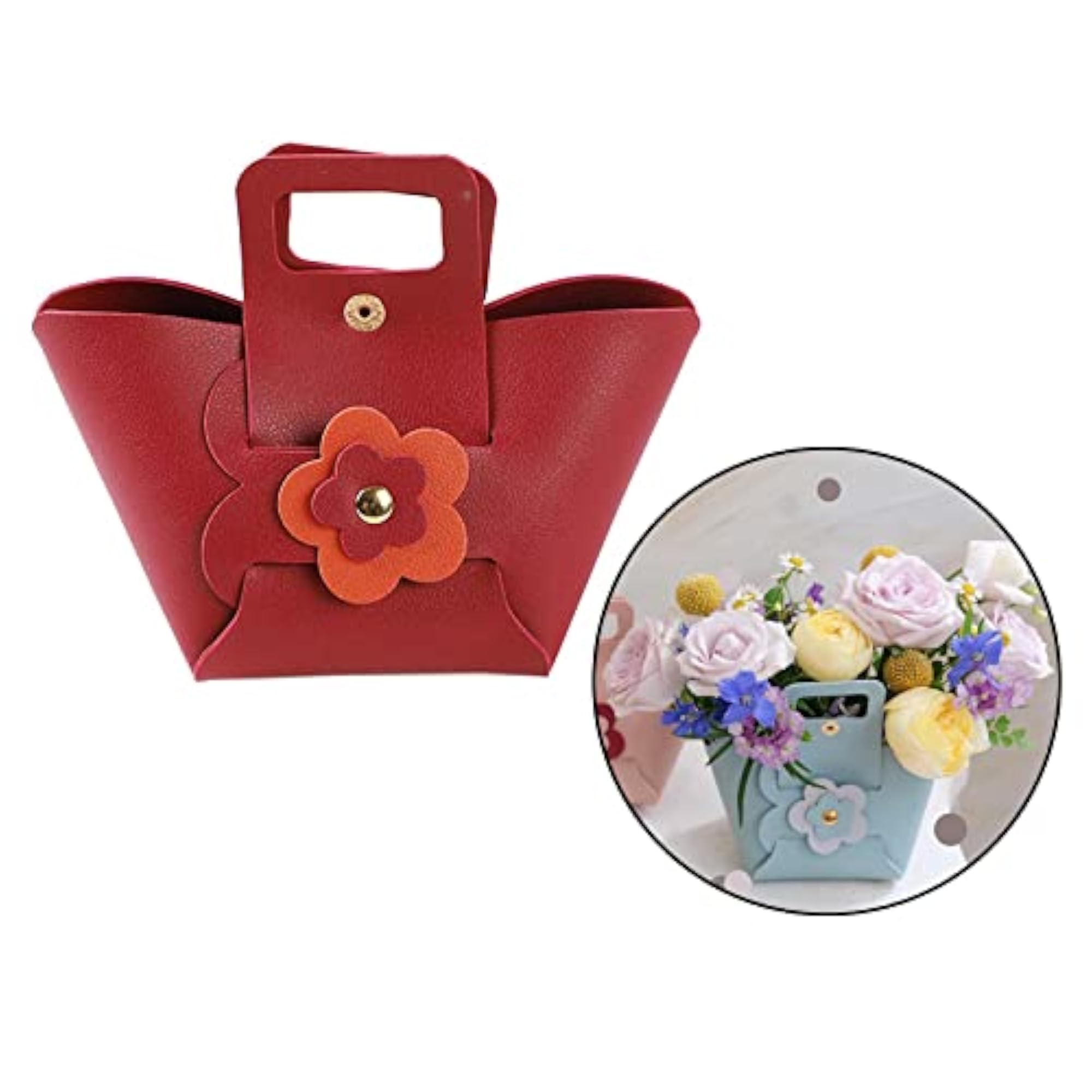 Gift Bags Handles Packaging Boxes Guests Birthday Party Red