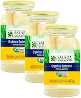 Kit 3X: Palmito Açaí Inteiro Orgânico Salada Amazônia 320g