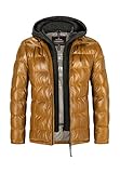 Milestone MS-Claudio Herren Lederjacke (as3, numeric, numeric_54, regular, regular, Gold, 54)