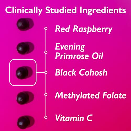 Hormone Balance Gummies for Women - Hormone Harmony for Mood, Energy, Bloating - Hormonal PMS, Perimenopause & Menopause Support - Red Raspberry Leaf & Black Cohosh - 60 Gummy Supplements - Image 4