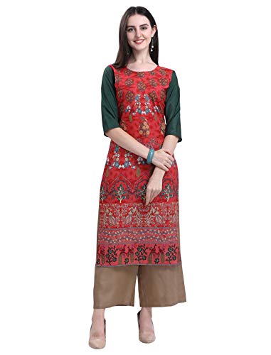Image of Women's Crepe Straight Kurta