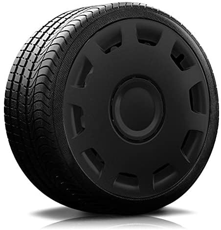 RADKAPPEN-Koenig 16 Zoll 16" ET-Nr.15 Premium Line (Schwarz) Radkappen/Radzierblenden 4 Stück