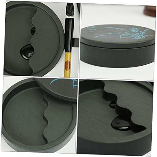 Encre traditionnelle de pratique outil de calligraphie compact avec couvercle - 2