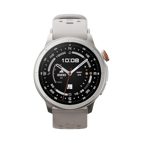 Cubitt AURA Pro 2 Smartwatch with Built-In GPS, Offline Maps, 1.48” AMOLED HD, VITA AI, AI Coach, Readiness Score, Health Snap, Sleep Score, 5ATM, 10-Day Battery – Wolf Gray