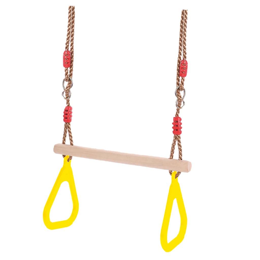 Enakshi Kids Indoor Outdoor Swing Ring Set Garden Playground Toy Yellow Enakshi Kids Indoor Outdoor Swing Ring Set Garden Playground Toy Yellow