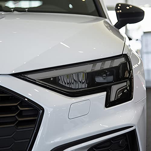 OPisuda Auto koplamp zwarte beschermfolie transparante TPU sticker decoratie accessoires, Voor Audi A3 8Y S3 2020 2021 - Image 7