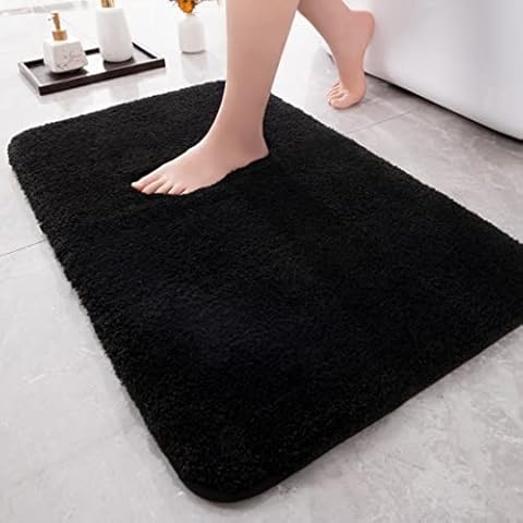 chakme Badematte rutschfest 43×61 cm, Weiche Mikrofaser Badvorleger Duschvorleger Waschbar Cover