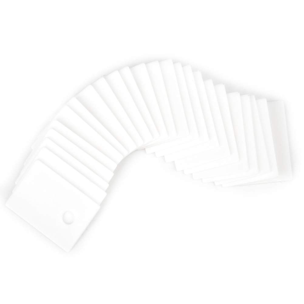 100PCS TO-220 Alumina Ceramic Insulating Sheet 14 X 20 X 1mm with 3.2mm Hole, Exceptional High Temperature, Unrivaled Hardness and Wear for Coal Mining,