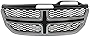 Koolzap For 11-20 Journey (w/o Fog Lamp) Front Face Bar Grill Grille Assembly Black w/Chrome