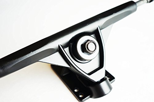 Vj Longboard Skateboard Trucks, 7Inch 178Mm, 50º Bases, Reverse Kingpin For Downhill, Pintail And Freeride (Set Of 2) (Black)… #TOP1
