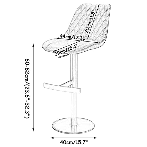 Tabouret de restaurant marron au design diamant pour espace bar - 3