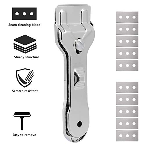 Raspador de vidro Tehaux 2 peças raspador de vidro raspador de tinta, decalque de carro, removedor d