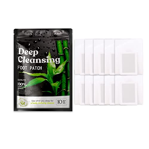Foot Pads | Kptoaz Pack of 10 Pads Natural Ingredients Foot Pads for Foot Care, Foot Patch Body Cleansing and Pain Relief, Improves Sleep Quality (Black) Foot Pads | Kptoaz Pack of 10 Pads Natural Ingredients Foot Pads for Foot Care, Foot Patch Body Cleansing and Pain Relief, Improves Sleep Quality (Black)