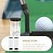 Anneome Transparent Golf Ball Storage Tube 5.12X1.77 Inch Plastic Golf Ball Carrier Box for Home Display and Outdoor Use