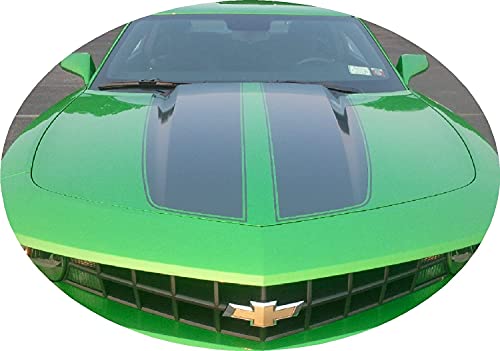 Camaro Headlights LED Projector 2010 - 2020 Rally Racing Stripes Shiny Black Gloss Decal Vinyl Fits 2010+