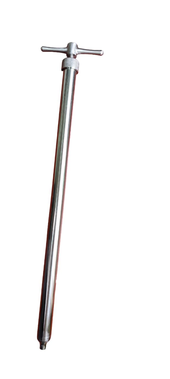 Drum Thief Sampler, These Stainless Steel Liquid Samplers are Designed to Extract Samples from Drums, Tanks, and Rail Cars.(20inch)