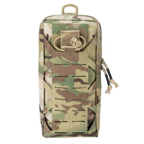 EXCELLENT ELITE SPANKER Tactical EDC Pouch Molle Utility Tool Pouches Gadget Organizer Pocket Waist Belt Bag(Multicam) - EXCELLENT ELITE SPANKER