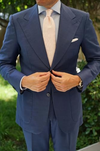 Image of OTAA Floral Necktie Casual Ties for Men - Perfect Neck Tie for Groomsmen Wedding Ties or Formal Occasions