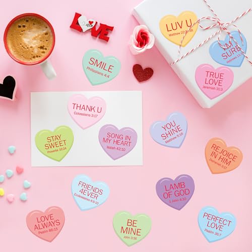 Autocollants cœur Saint-Valentin pour les activités VBS - 5