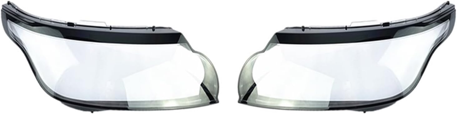 Auto Light Caps Compatible for Land Rover for Range Rover Sport 2014 2015 2016 2017 Transparent Lampshade Ront Headlight Cover Lens Glass Shell (A Piar)