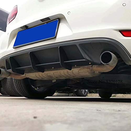 ABS Nero Paraurti Posteriore Labbro Tronco Spoiler...