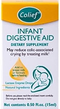 3 Colief Infant Digestive Aid Drops - Baby Colic - Add to Breast Milk or Formula 0.50 Floz by Sigma-Tau