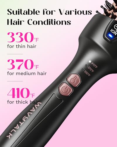 Image of Wavytalk Blowout Express Thermal Brush Rose Gold and Turblow Pro Fast Drying Blow Dryer Pink