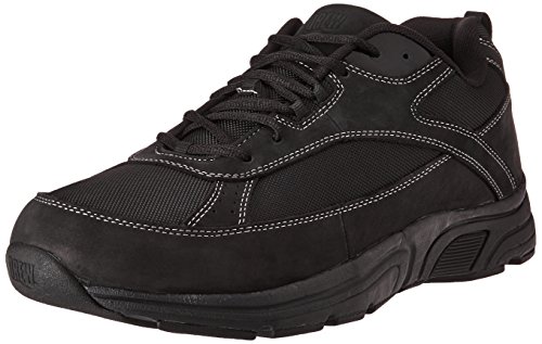 Drew Men's Aaron Comfortable Diabetic Friendly Walking Shoe with Extra Depth 11.5 6E US Black