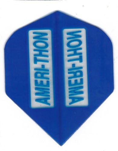 25 Sets #3005 AmeriThon Blue/Clear Dart Flights