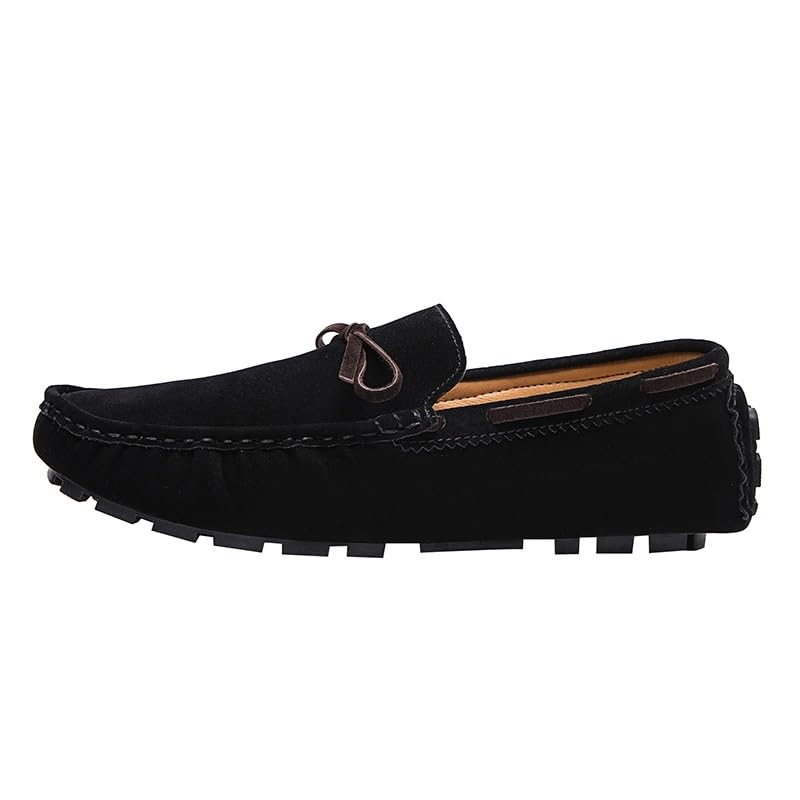 Amazon.com: TAYGUM Mens Loafers Square Toe Vegan Leather Boat