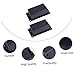 SHOWERORO 6pcs Battery Holder for Guitar Bass Pickup Active Pickup Battery Box Compact Design for Easy Installation Essential Guitar Accessory