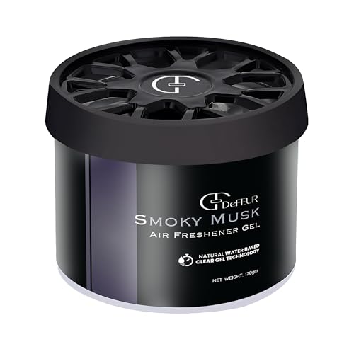 Image of Smoky Musk Gel Car Perfume | 120g Car Freshener | Refreshing Musk Scent | Long-Lasting 45 Days | Car Accessories Interior