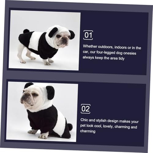 Disfraz Panda para Perro Pequeño Talla M miniatura 5