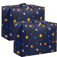 Vegena Grote opbergtas, 3 stuks, Oxford-stof, opbergtas voor dekbedden, kledingopslag, organisatie, verhuistassen, draagtas met dubbele ritssluiting (60 x 50 x 28 cm Vegena Grote opbergtas, 3 stuks, Oxford-stof, opbergtas voor dekbedden, kledingopslag, organisatie, verhuistassen, draagtas met dubbele ritssluiting (60 x 50 x 28 cm