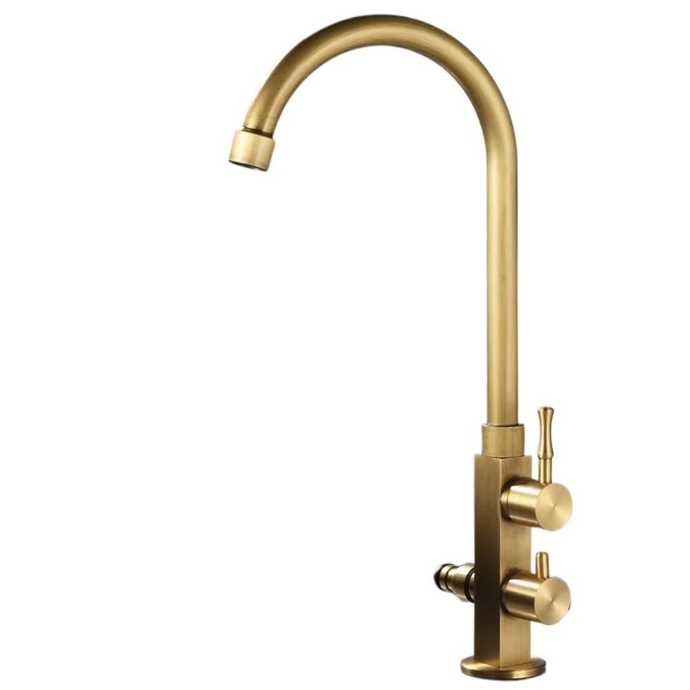 Robinet antique antigel patio extérieur bassin en pierre de marbre GW-05