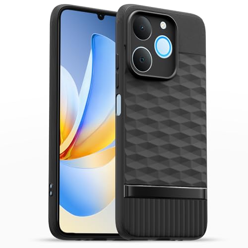 Image of Outlouders Back Cover for Realme P4 Lite 4G | Full Camera Protection | TPU Soft Flexible Shockproof Bumper Case (Black)