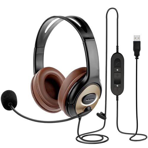 Casque USB pour télétravail visioconférence Zoom et cours en ligne