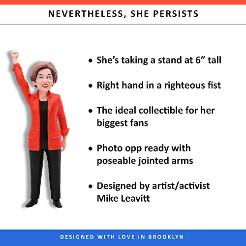 Real Life Political Action Figure, Elizabeth Warren, Posable, Collectible #TOP2