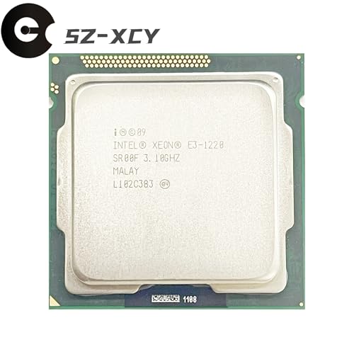 Processeur quad-core LGA 1155 E3-1220 ZHANGLILI multithread 3,1 GHz pour PC