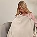 100% Muslin Nursing Cover - Soft Breathable Breastfeeding Cover Up with Arch Neckline & Adjustable Neck Strap, Portable Lightweight Design for Privacy, Ivory