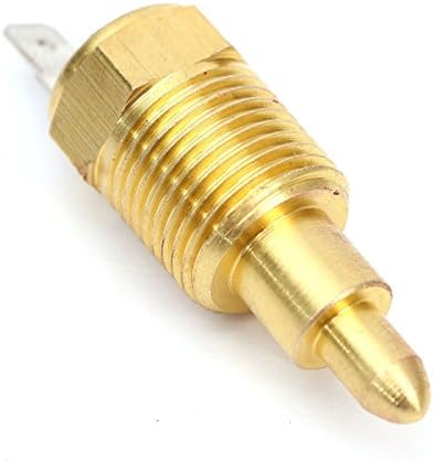 American Volt Electric Radiator Fan Ground Thermo Switch 1/8" 1/4" 3/8" 1/2" Inch NPT Temp Sensor Thread-in Brass Probe (1/8" NPT, 190'F On - 175'F Off)