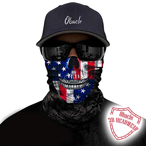 Image of Obacle Neck Gaiter Face Mask Bandana for Dust Wind Sun Protection for Men Women